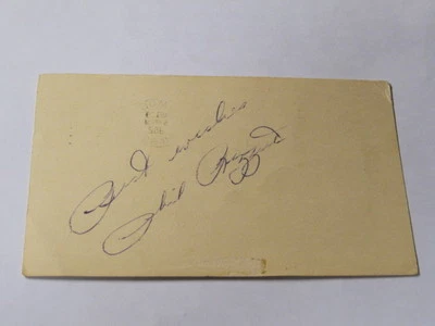 Phil Rizzuto Autographed Postcards JSA Auction Certified - Image 1 of 2