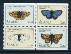 Alan Island - MNH Block Stamps Butterflies (1994) - Picture 1 of 1