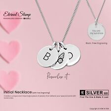925 Sterling Silver Initial Necklace✔️Heart✔️Star✔️Infinity✔️Butterfly✔Daisy✔Bee