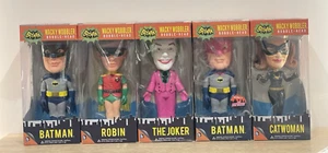 Funko Wacky Wobblers: Pink Batman Robin Joker Catwoman 5 figures - Bild 1 von 3