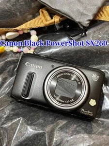 12.1MP Canon Black PowerShot SX260 HS Digital Camera - Picture 1 of 3