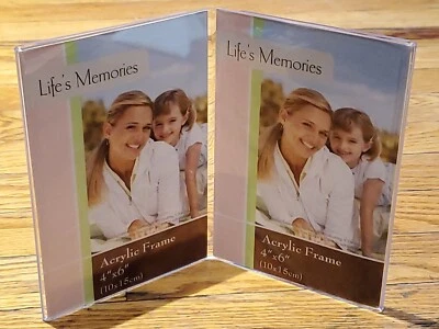 Marco acrílico doble Life's Memories 4""x6"" Foto 1 de 3