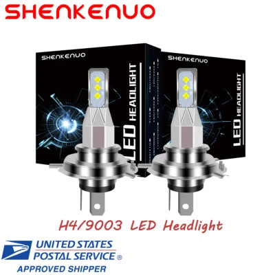 For Chevrolet Aveo Aveo5 2006-2011 H4 9003 LED Headlight Bulbs High&Low Beam Kit - Image 1 of 4