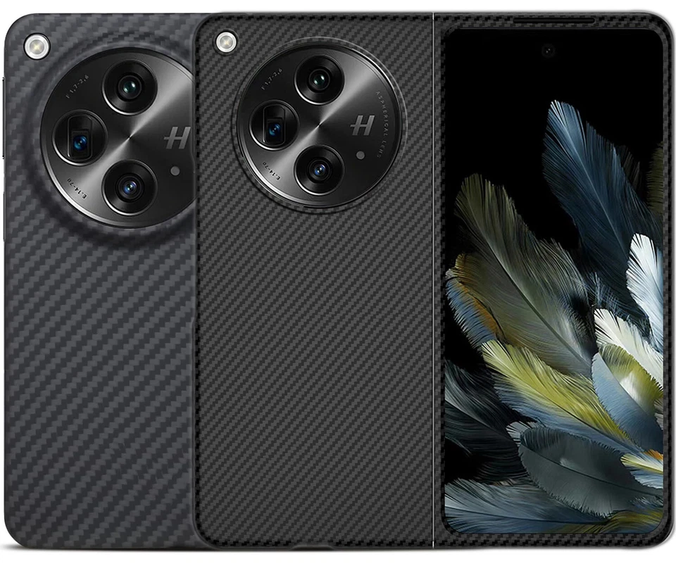 Original Carbon Fiber Case for OnePlus OPEN OPPO Find N3 Matte Ultra Thin Cover - Image 1 of 4