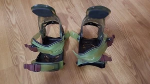 MORROW SNOWBOARD BINDINGS-SET FOR PARTS / REPAIR USED - Picture 1 of 7