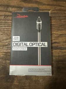 Rocketfish Digital Optical Audio Cable, 4' , RF-G1218, Brand New - Picture 1 of 2