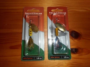 (2) ¡Señuelo giratorio de trucha en línea cola de gallo multicolor Field & Stream de 1/8 oz! - Imagen 1 de 1