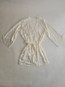 Satin Kimono Robe Thigh Length - Shirley of Hollywood - Picture 1 of 1
