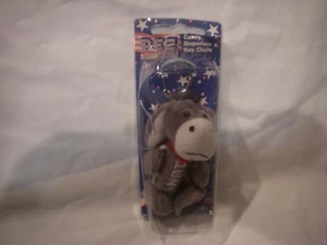 PEZ PARTY TIERE SPENDER & SCHLÜSSELANHÄNGER DEMOKRATISCHER ESEL NEU IN VERPACKUNG 2006 - Bild 1 von 3