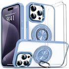 Luxury 360 Clear Case for iPhone 15 Pro 14 Pro Max 13 Full Body Shockproof Cover