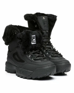 Fila Disruptor Shearling women's trainer/boot - UK 4.5 (Eur 38, US 7) RRP £115 - Picture 1 of 4