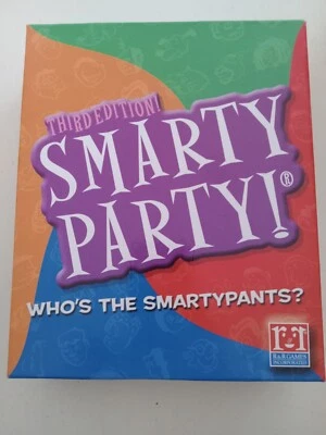 Smarty Party Game - Rare 3rd Edition 2008 Who's The Smarty Pants? by R&R USED VG - Image 1 of 4