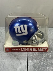 NEW YORK GIANTS FOOTBALL 3 5/8” MINI HELMET RIDDELL NEW IN BOX - Picture 1 of 6