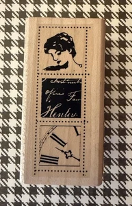 EDICIÓN LIMITADA Piezas de Tiempo Collage Goma Arte Sello 8699F - Imagen 1 de 5