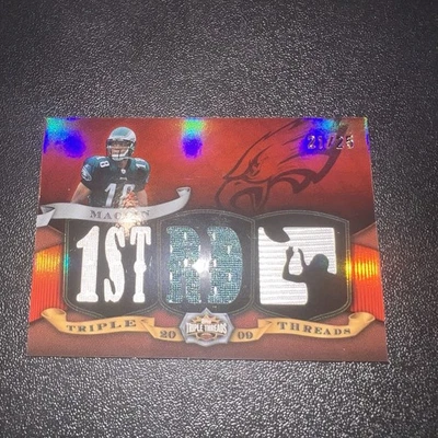 2009 Topps Triple Threads Relics Jeremy Maclin #TTR-27 21/25 - Image 1 of 2