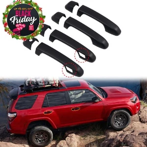 for 4Runner 2010-2024 Matte Door Handle Bezel Cover Trims 8pcs W/Smart Key Holes - Picture 1 of 10