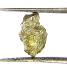 2+tcw gris verdoso color natural forma irregular diamante áspero diamante de lujo - Imagen 1 de 9