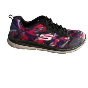 Skechers Arbeitsschuhe Damen Größe 10 77217 Comfort Flex Batik Pink Schwarz - Bild 1 von 9