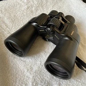 Nikon Action High-power Binoculars 10-22x50 3.8o at 10x with caps, case & strap - Picture 1 of 10