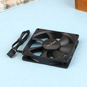 Teucer UT-8015 8CM Chassis Fan Slim 12V/4Pin PWM PC Case Cooling Ventilator _cn - Bild 1 von 10