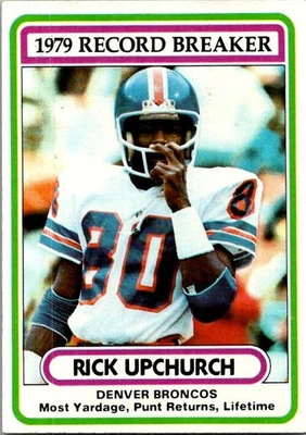 1980 Topps #5 Rick Upchurch - Image 1 of 2