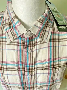 Protest men's check short sleeve shirt regular fit M/L/XL new with tags😎 - Picture 1 of 8