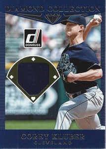 2017 Donruss Diamond Collection Memorabilia #DCCK Corey Kluber Jersey - NM-MT