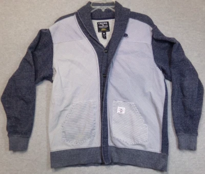 Chaqueta Crooks & Castles The Ruling Elite Para Hombre Azul Blanco Talla M Abotonada Foto 1 de 4