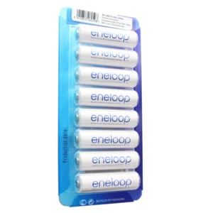 Panasonic (ehem. Sanyo) HR 3UTG 8BP eneloop Standard Mignon AA 8er Pack Ready2us - Imagen 1 de 6
