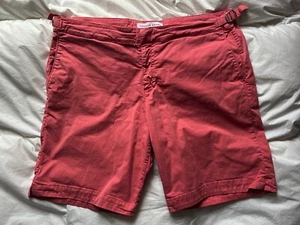 ORLEBAR BROWN 38” waist DANE II Cotton Shorts Pink Salmon 2XL James Bond RRP 195 - Picture 1 of 10