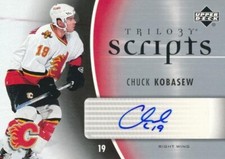 2006-07 UD Trilogy SCRIPTS #CK CHUCK KOBASEW - Calgary Flames