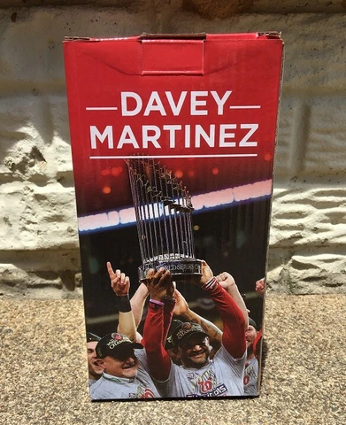 2020 Washington Nationals DAVEY MARTINEZ Bobblehead BOBBLE HEAD 2021 Giveaway WS Cover