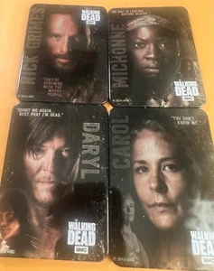 2016 AMC THE WALKING DEAD MAGNETIC METAL CARDS PARTIAL SET 22 0F 24 SEE PICTURES - Imagen 1 de 4