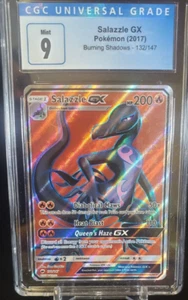 Salazzle GX 2017 Pokémon Burning Shadows 132/147 CGC 9 MINT POP 19 only 1 Higher - Picture 1 of 2