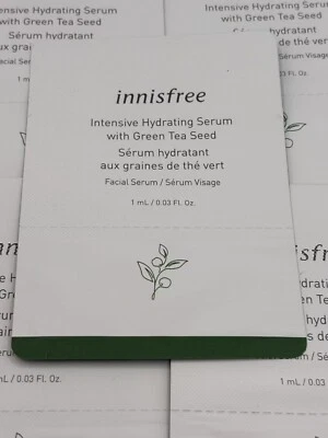 LOT OF 31 INNISFREE INTENSIVE HYDRATING SERUM WITH GREEN TEA SEED 1ML*31=31ML - image 1 of 2