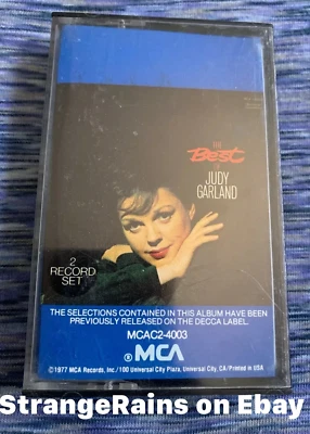  1977 The Best Of JUDY GARLAND Double Play Cassette Tape  - Image 1 of 4