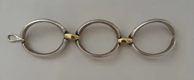 GEORG JENSEN “Devoted heart” Silver Bangle By Regitze Overgaard. Heavy - Image 1 of 4