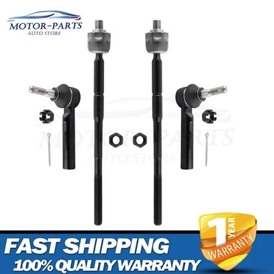 Front Inner and Outer Tie Rod Ends Links Kit for 2009 - 2020 Dodge Journey - Image 1 of 4