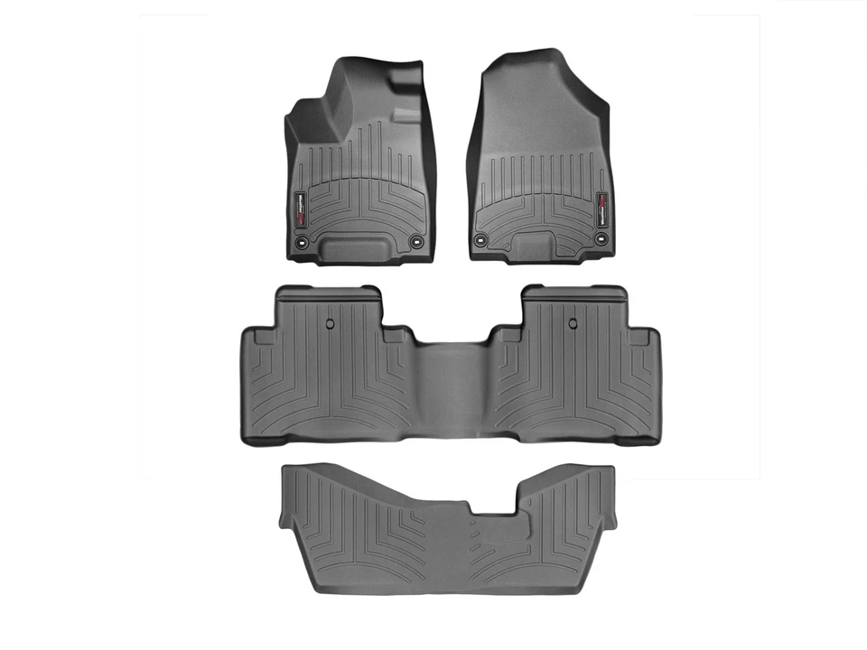 WeatherTech FloorLiner para Acura MDX 2017-2020 - Juego completo, negro Foto 1 de 4