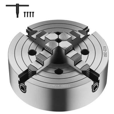 10 Inch 4-Jaw Lathe Chuck for Drilling Milling Machine - Image 1 of 4