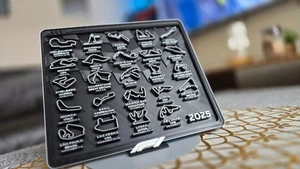 F1 2025 Race Track Display with Stand & White F1 Logo – All Circuits Included - Picture 1 of 4