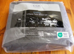 CGK UNLIMITED TWIN SHEET SET ANTHRAZIT 3-TEILIG - Bild 1 von 2