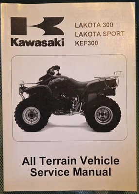 OEM Kawasaki Lakota 300/Sport/KEF300 Service Repair Manual 95-04 #99924-1187-06 - image 1 of 4