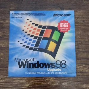 Microsoft Windows 98 Second Edition Upgrade CD-ROM – Vintage OS – Original Disc - Picture 1 of 4
