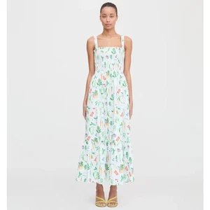 Hill House Home Anjuli Farmer's Market Maxi Veggie Fruit Printed Dress XL NEW - Picture 1 of 7