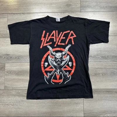 Camiseta Y2K SLAYER M Tour 2007 Winter Tour Camiseta Negra Foto 1 de 4