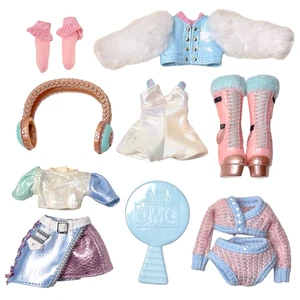 Lote de zapatos de abrigo de piel Lol Omg Doll Snowlicious Dulces Candylicious Outfit - Imagen 1 de 10