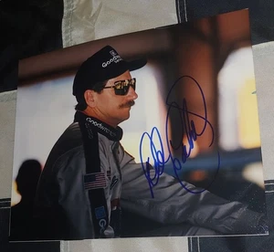 Vintage NASCAR Dale Earnhardt Signed Autographed Marketing Photo 8x10 Rare #2 - Picture 1 of 2