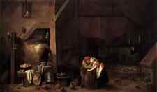 David Teniers the Younger photo A4 the old man and the maid