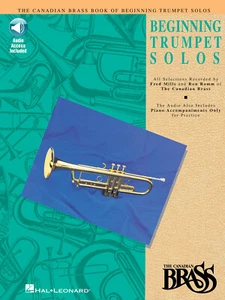 Canadian Brass Book Beginning Trumpet Solos Sheet Music Hal Leonard Online Audio - Picture 1 of 1